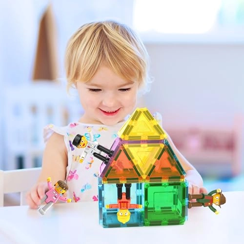 Magnetic Profession Character Action Figures Creative Thinking Hand-Eye Coordination - 3 years+ 4 pieces