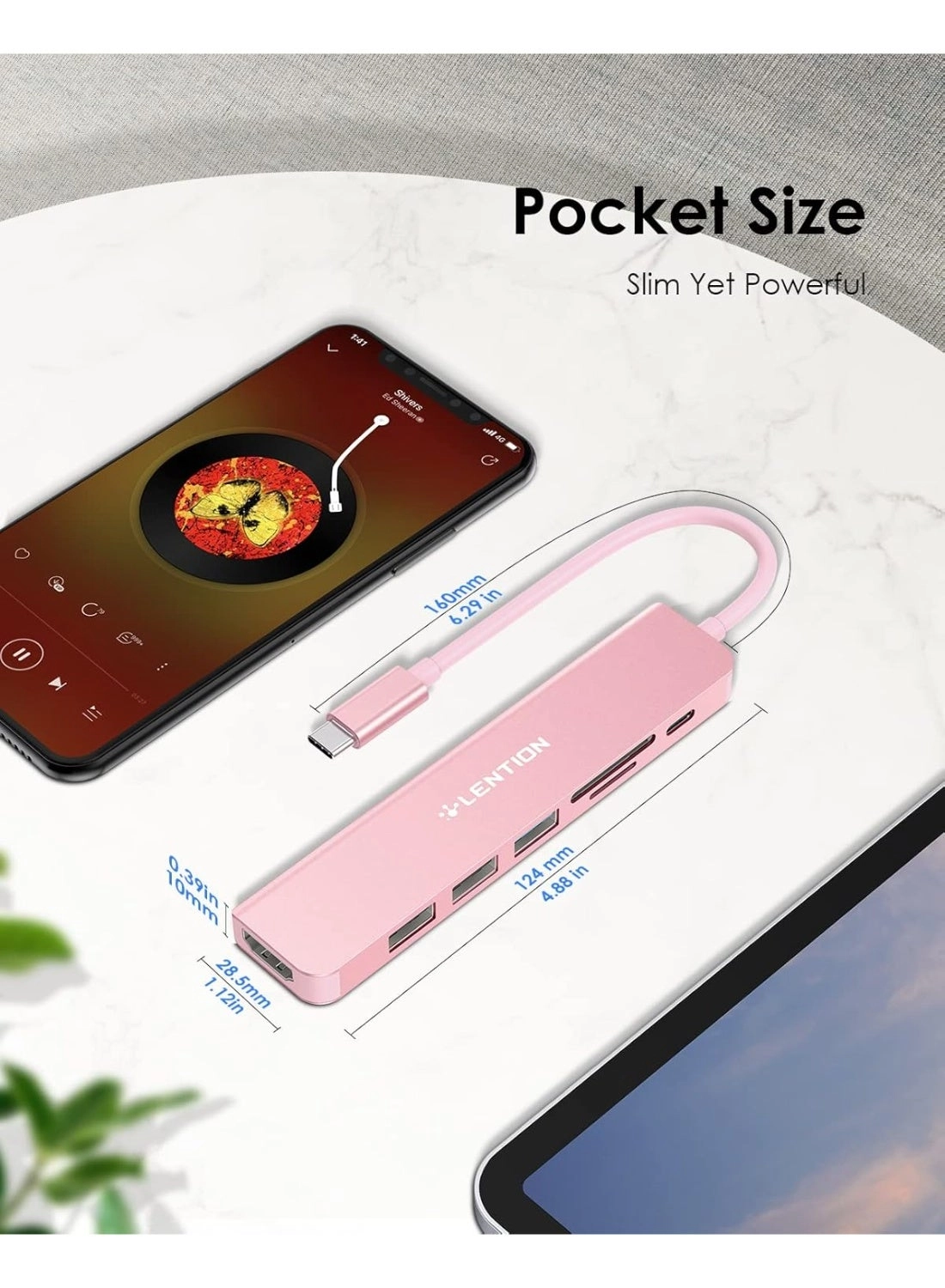 CB-CE18s - 8-in-1 USB-C Hub 4K@60Hz HDMI 100W PD