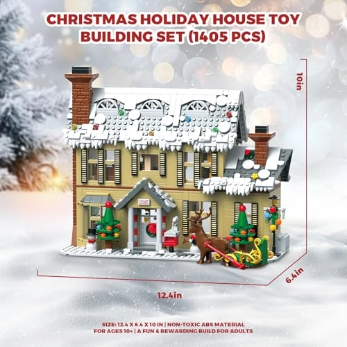 Christmas House Building Toy - 1405pcs