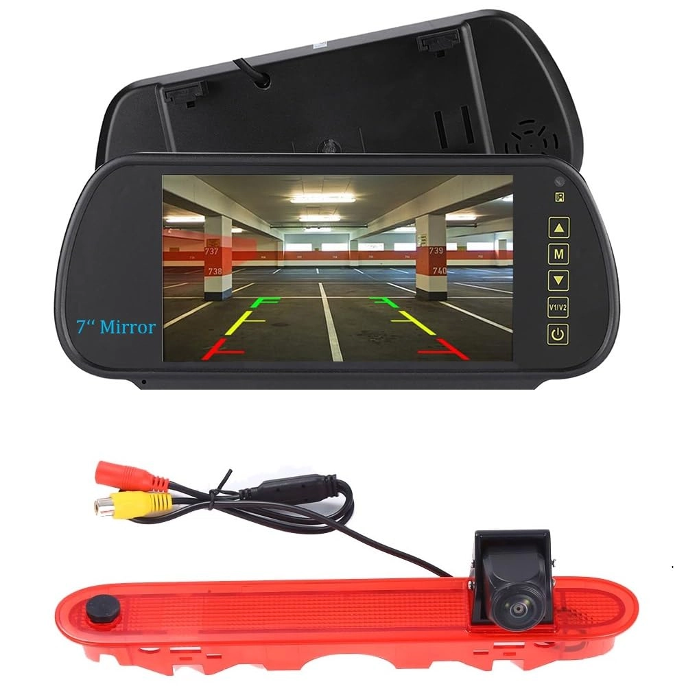 Rear View Camera + TFT LCD Screen Car Monitor - 7 Inches