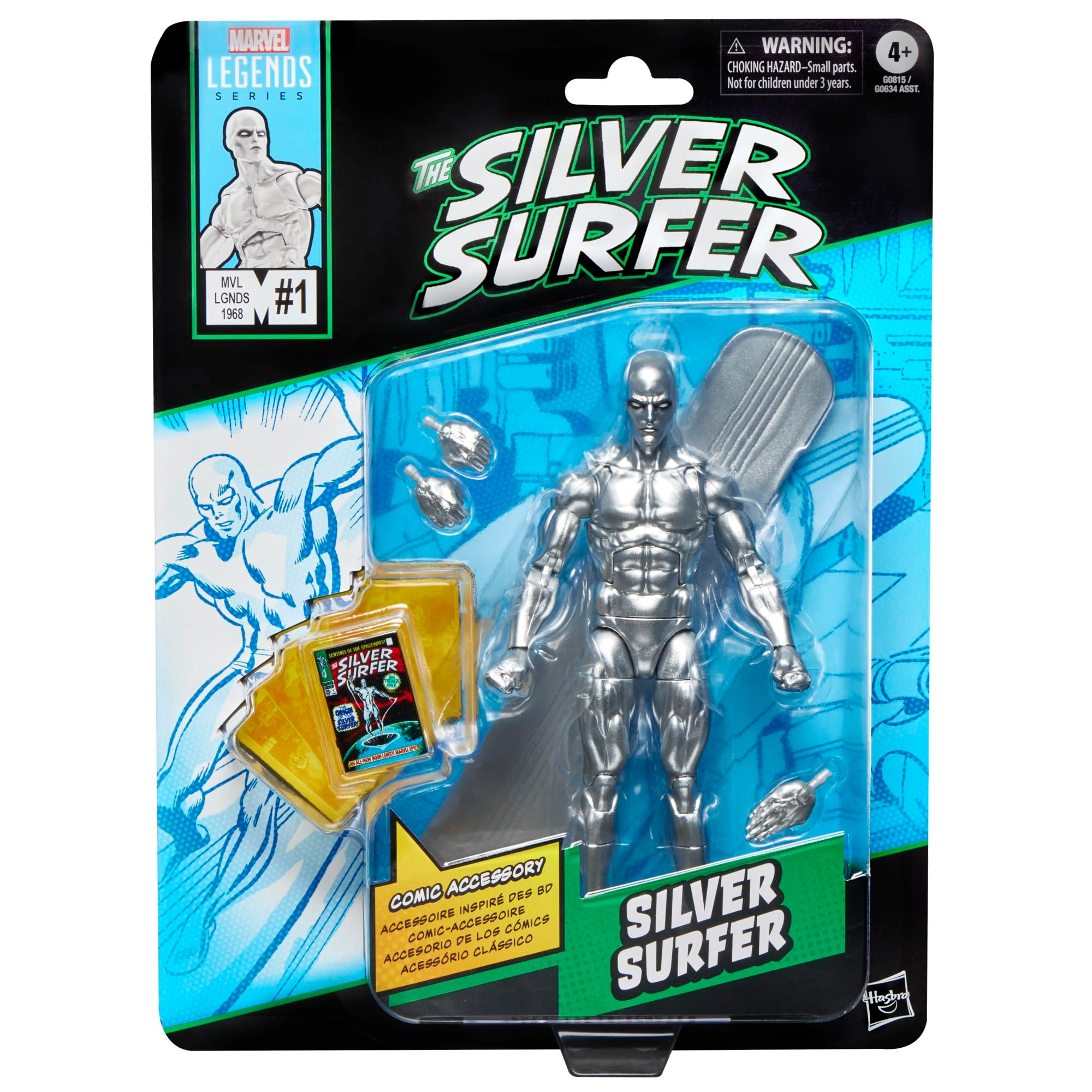 Hasbro Silver Surfer - Comic - Marvel Legends Series Standard Edition - 4+ 1