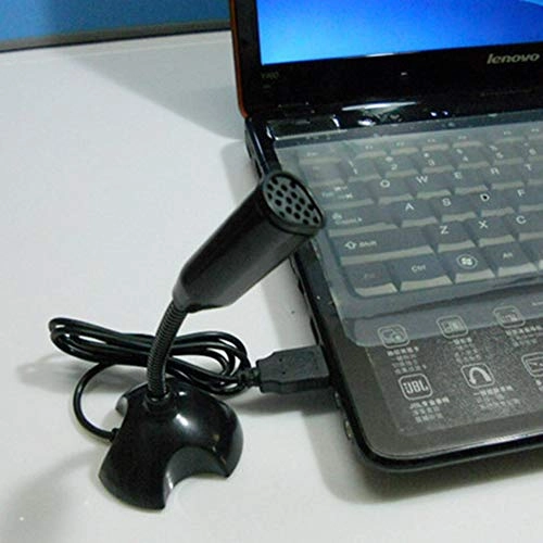 USB Capacitive Mini Microphone Stand - Omnidirectional Plug and Play