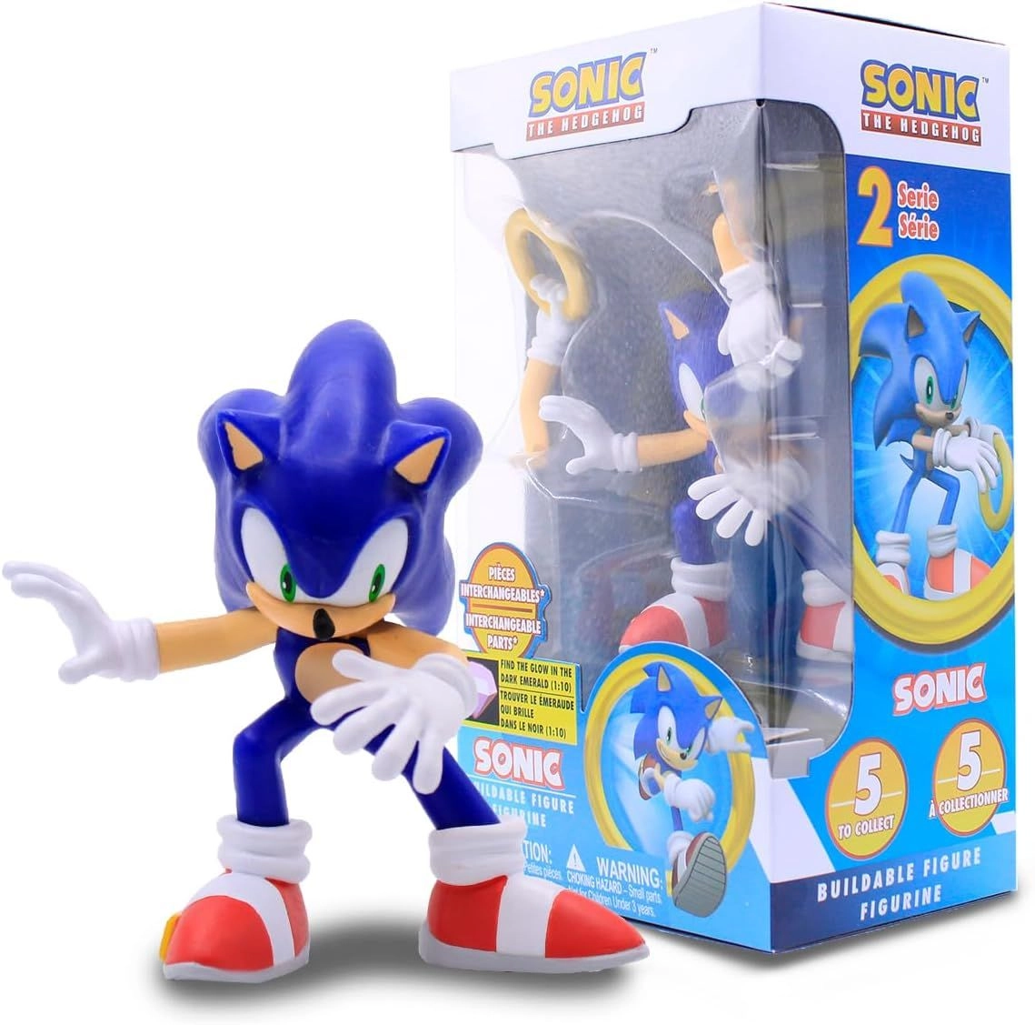 Just Toys LLC Sonic The Hedgehog - Sonic Action Figures - 6+