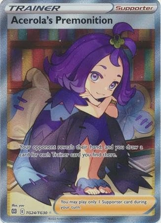 Pokémon Acerola's Premonition TG24/TG30