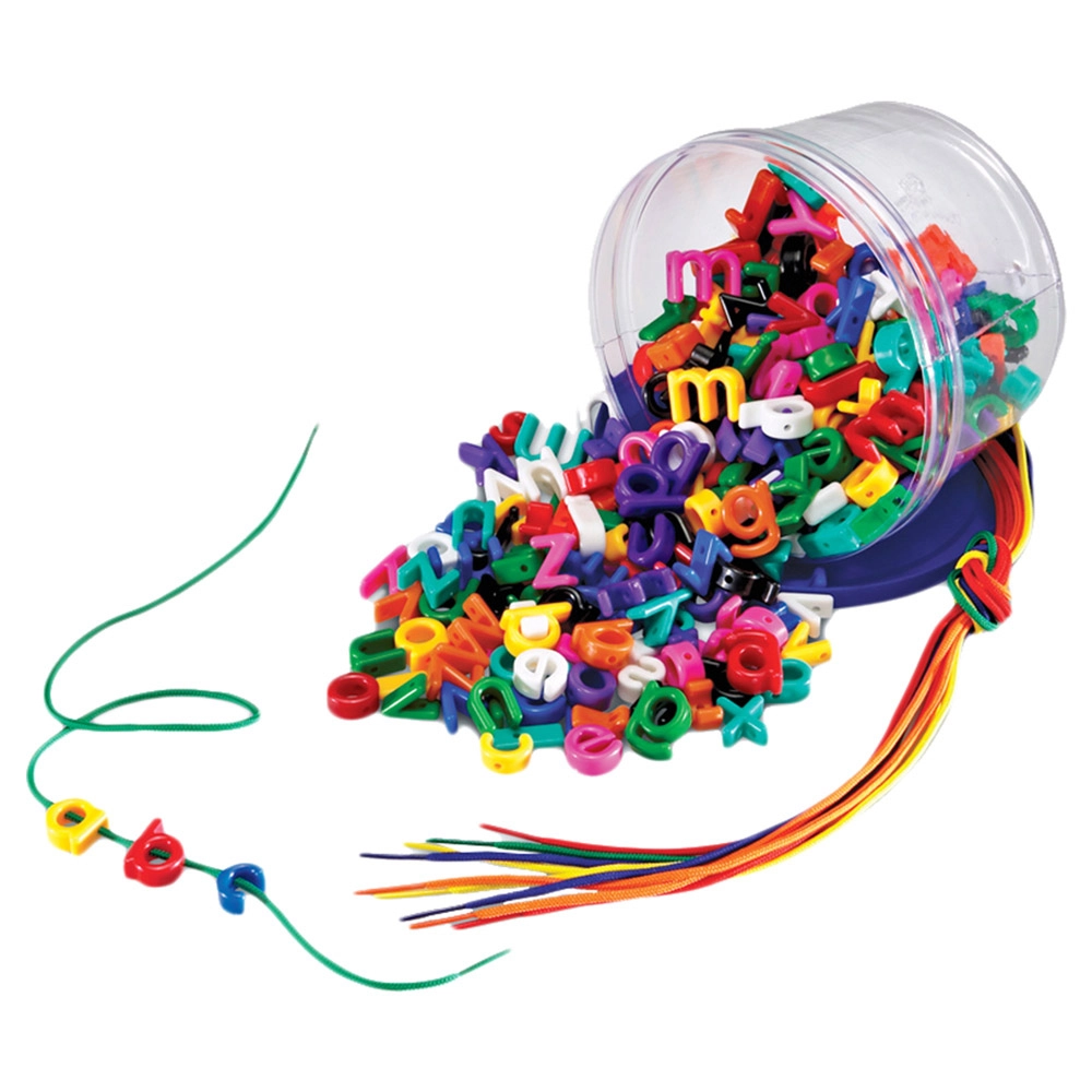 Learning Resources Lowercase Lacing Alphabet - 3 years+ 275 pieces
