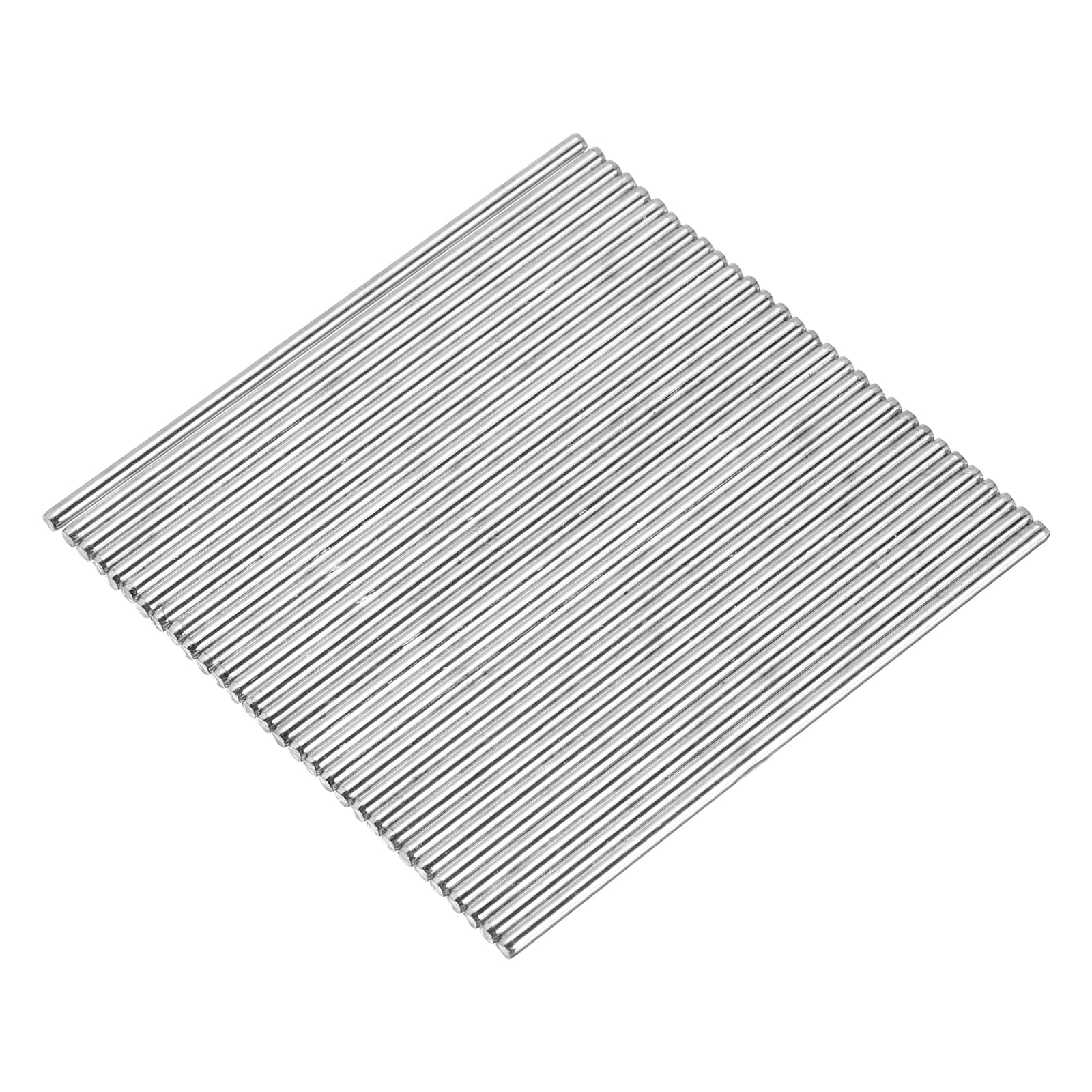 SourcingMap Round Rod Axles - 2mmx60mm 30pcs Silver