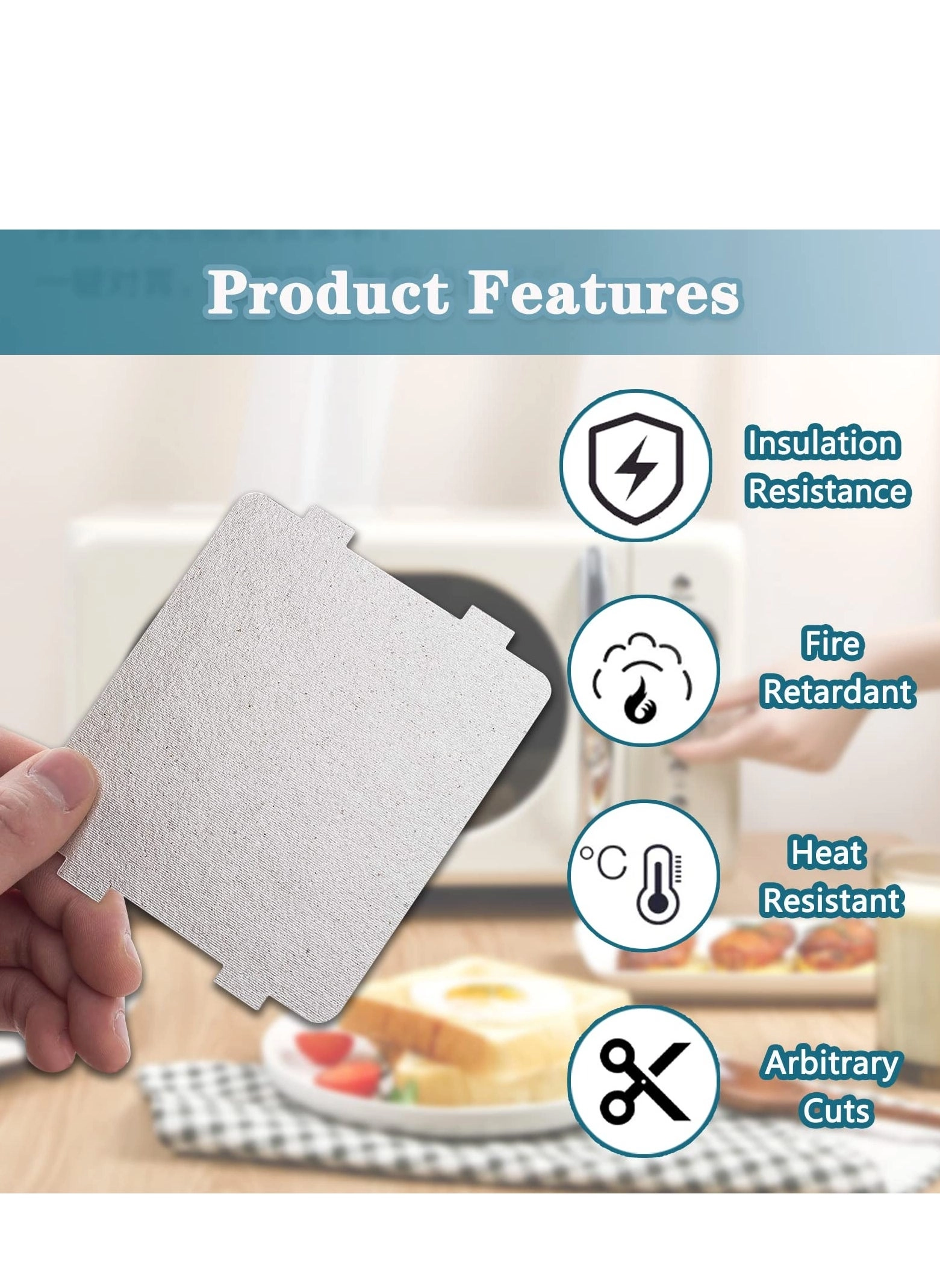 Mica Slice - 6 Sheets 108×99mm