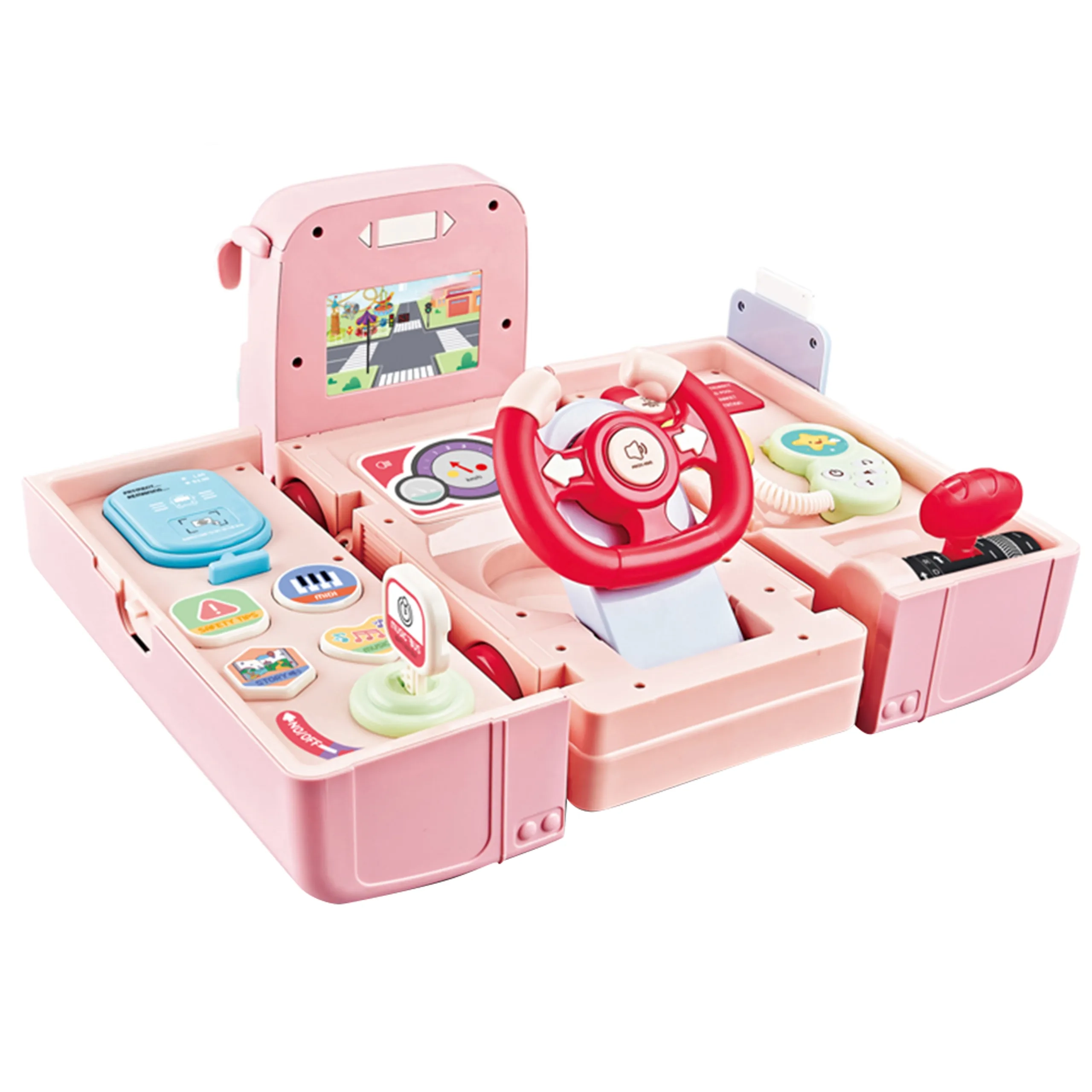 Little Angel Musical Convertible School Bus Toy - Suitable for 3 years and above