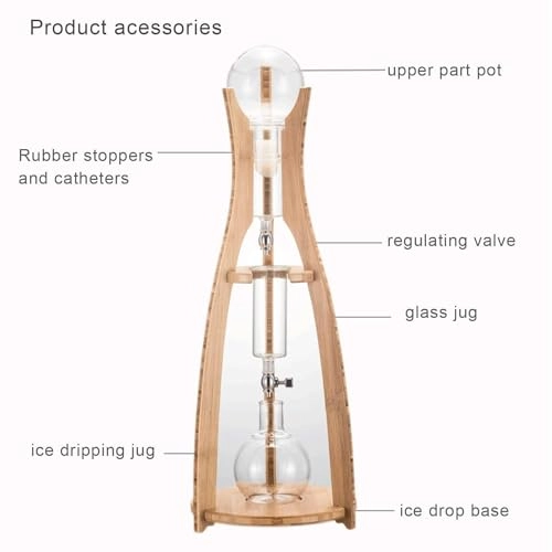 Cold Brew Drip Coffee Maker - 800ml High Borosilicate Glass