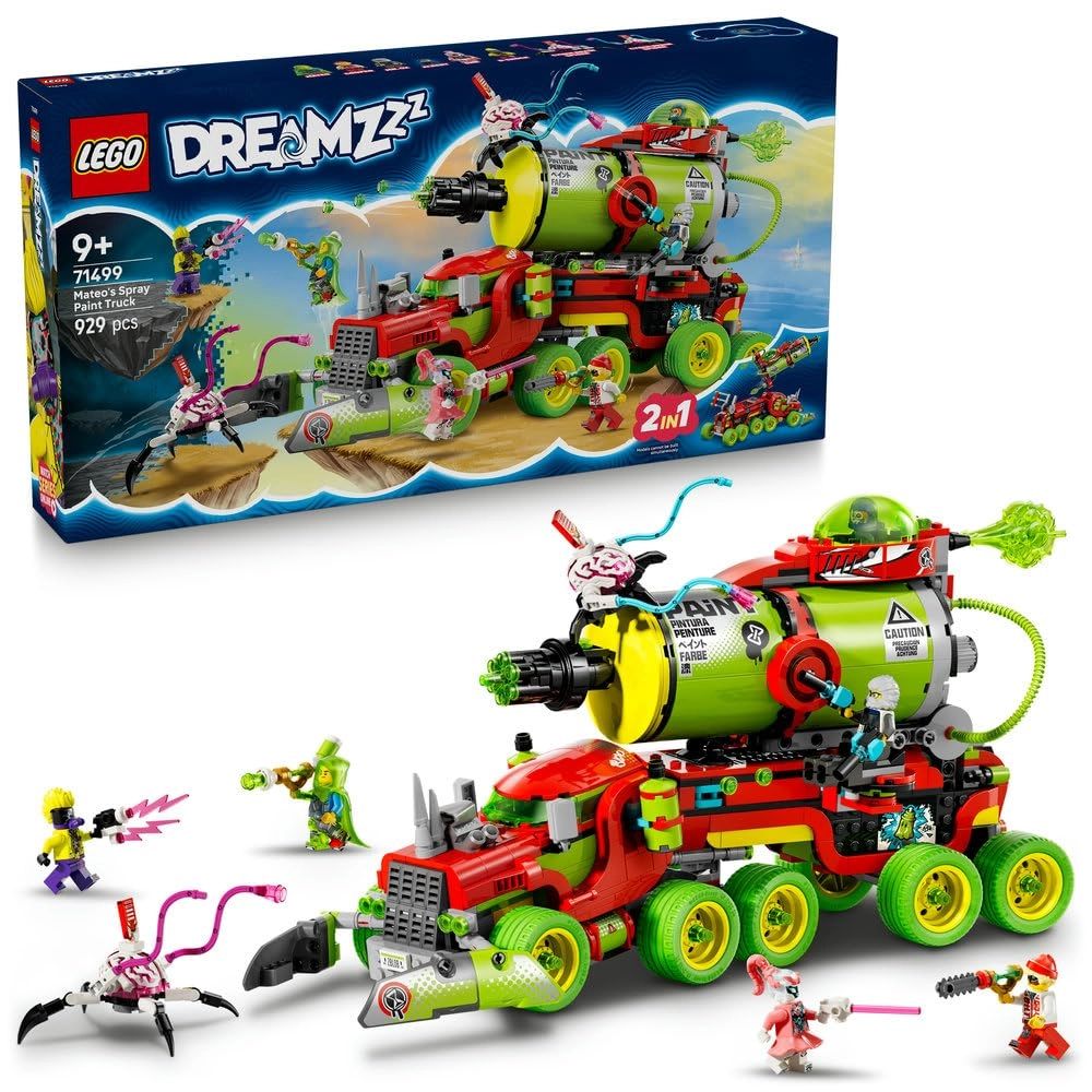 DREAMZzz Mateo's Spray Paint Truck (71499) - 2in1 5 Minifigures