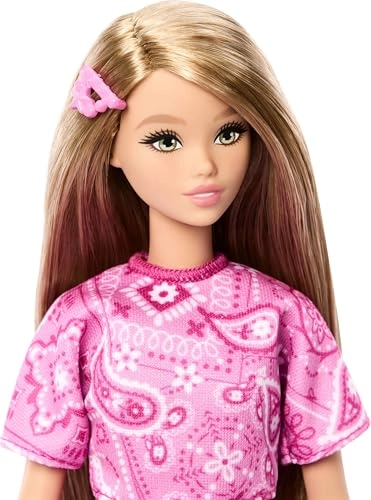 Barbie Fashionistas - Style Doll Pink Paisley Ages 3+