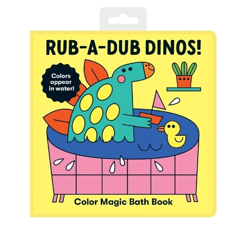 Galison Rub-A-Dub Dinos - 6 x 6" 6 color-changing pages