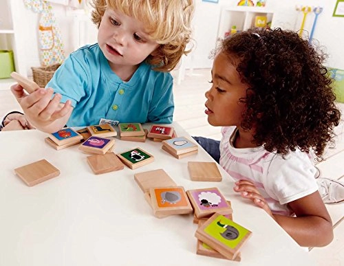 Animals Wooden Memory Game - 3 years and up 24 pieces