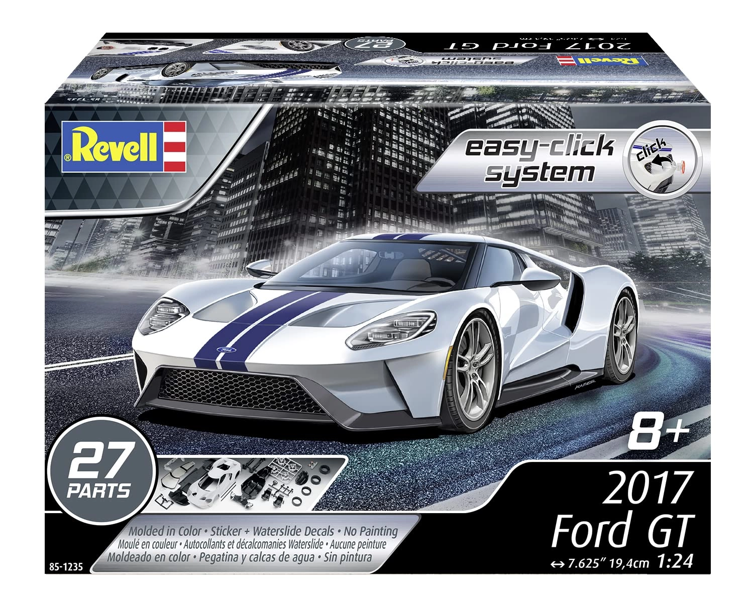 Ford GT Le Mans - Unassembled Plastic Model Kit 1:24
