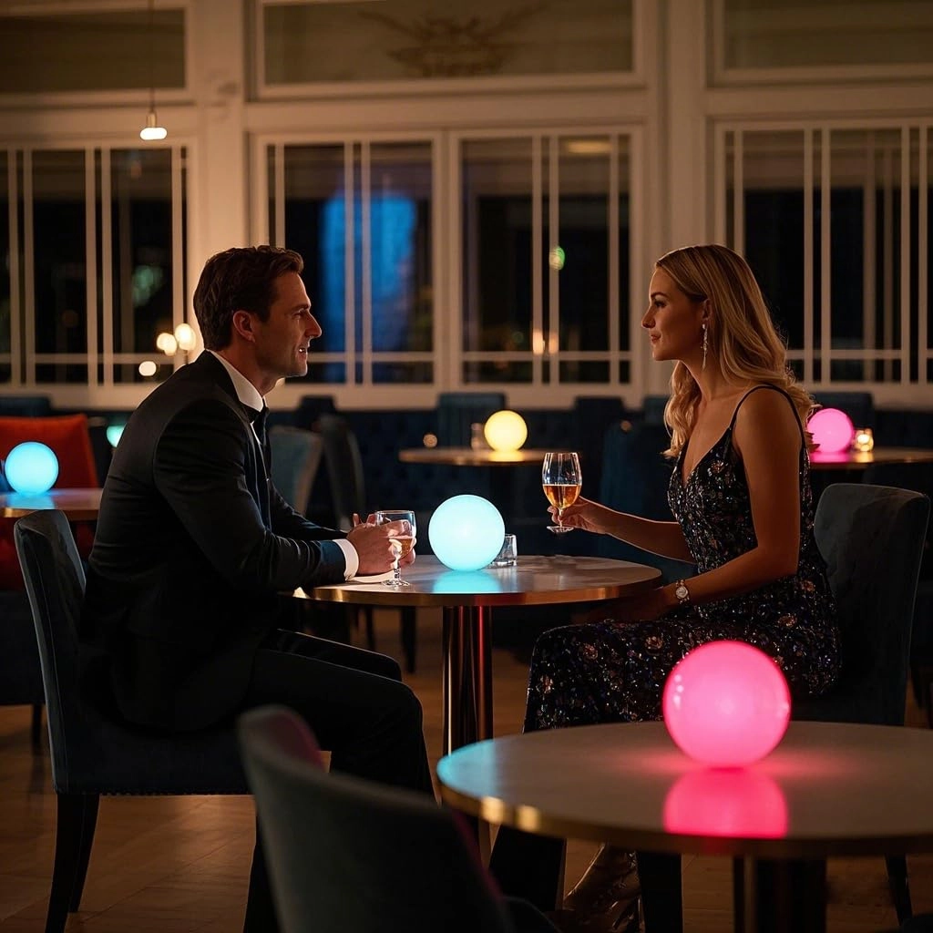 LED Ball Light - Night Light White