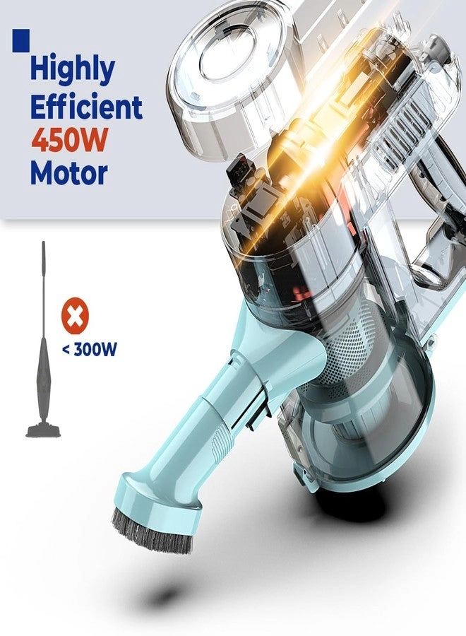 Corded Stick Vacuum Cleaner - 450W 2 in 1