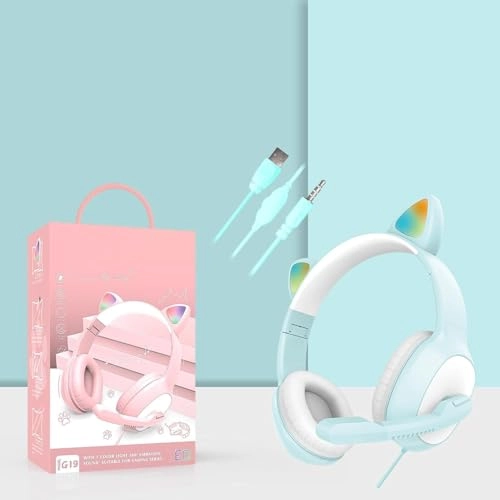 Cat Ear Wired Headphone