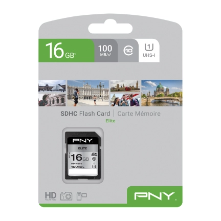 PNY Elite SDHC Card - 16GB