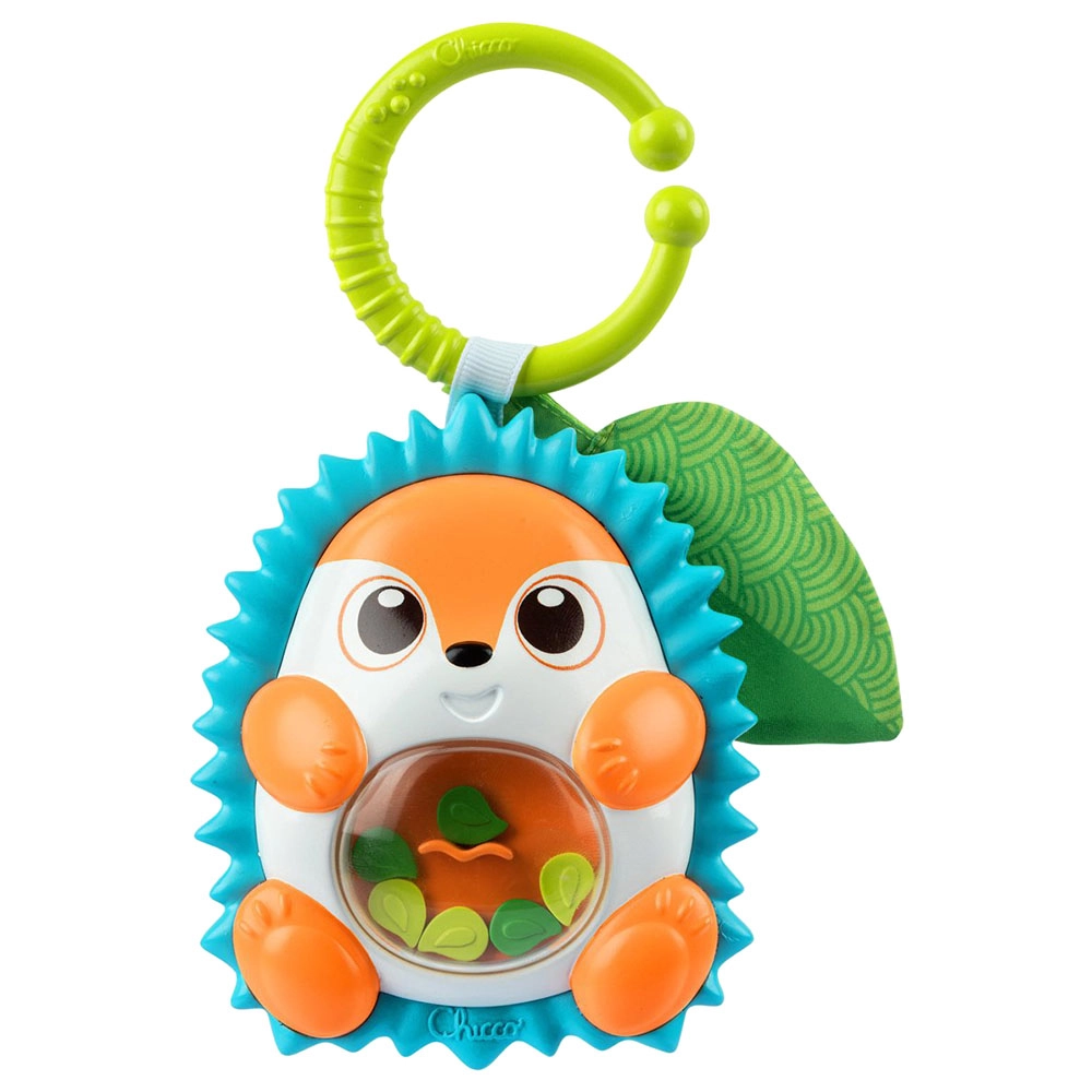 Chicco Hedgehog Plastic Rattle - Suitable for 3 to 12 months plastic