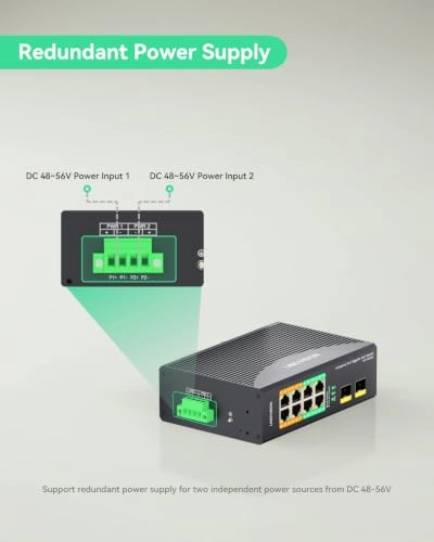 POE-SW508G 8-ports
