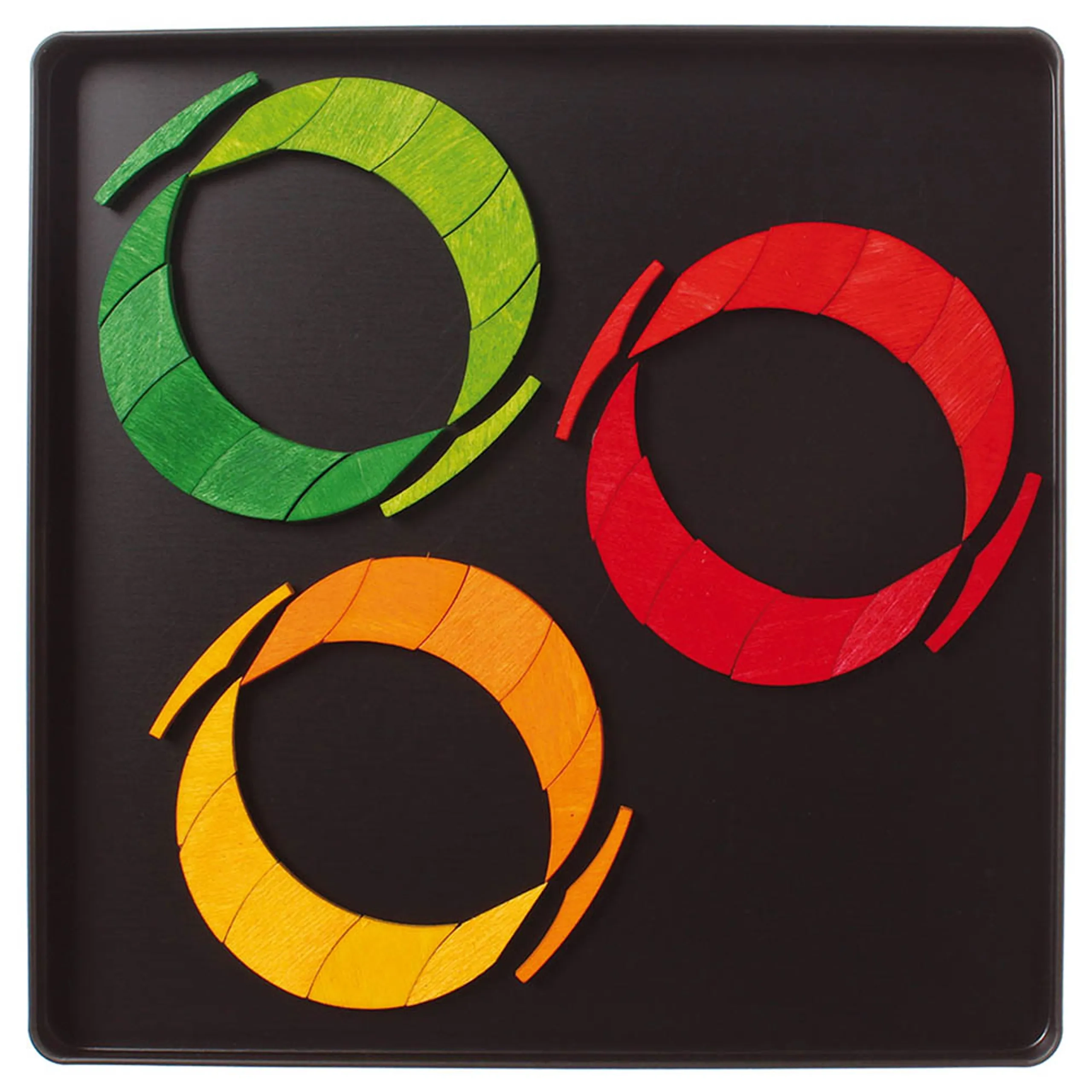 Color Spiral Wooden Puzzle (TBOX-91020) - 72 pcs