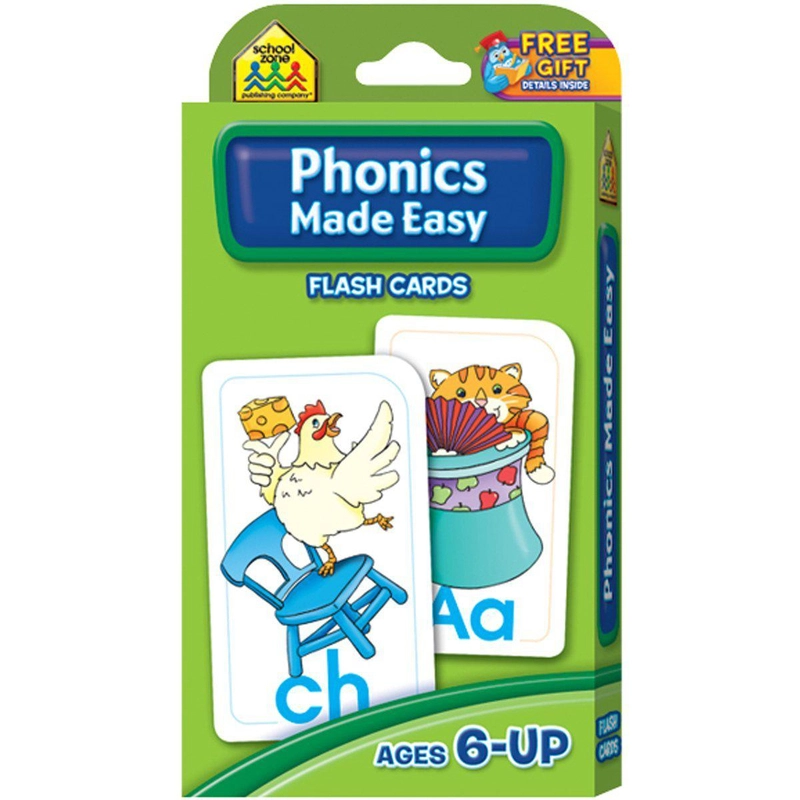 School Zone Phonics Made Easy - 56 Cards