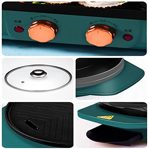 2-tier electric grill pan - 1200 W 5-7 peoples