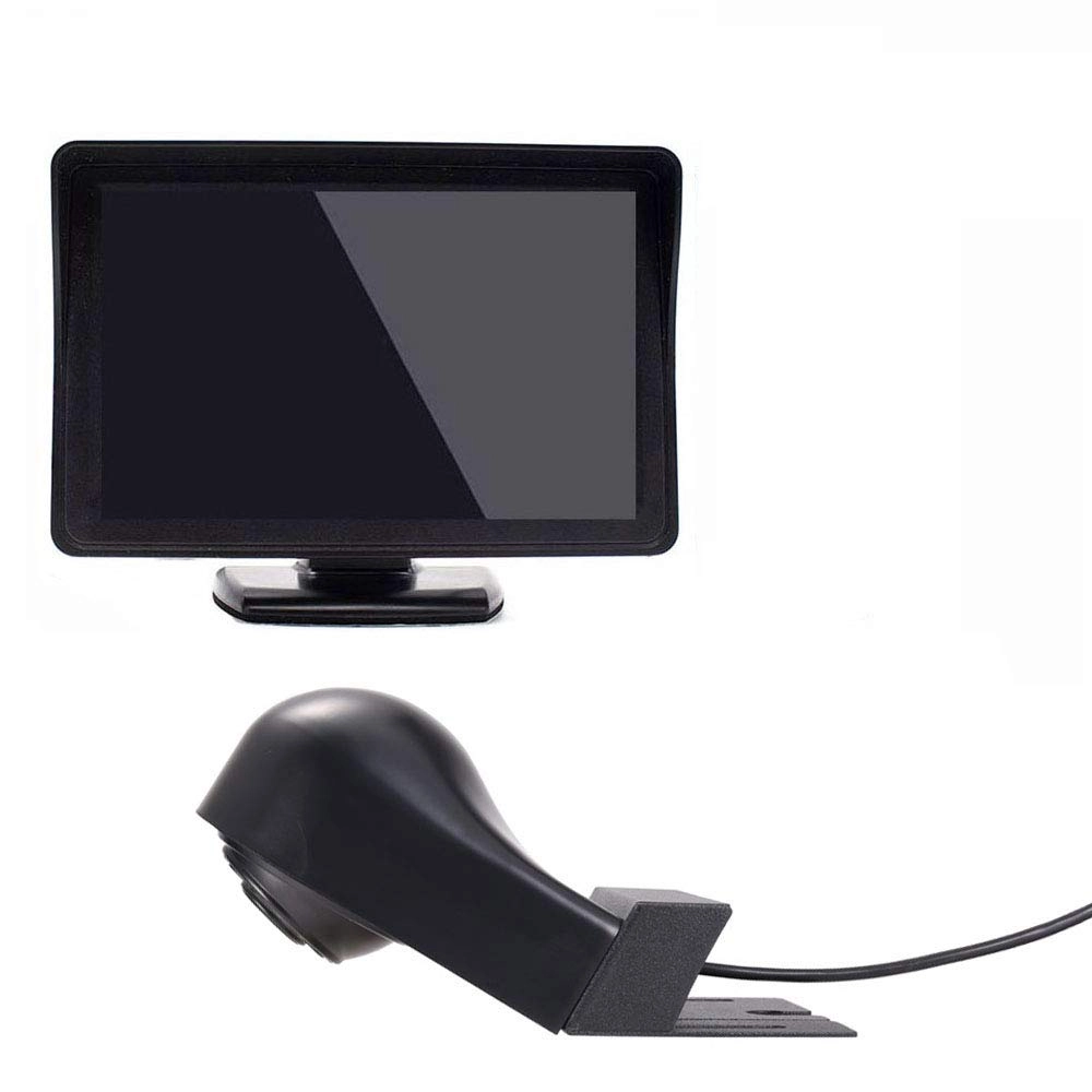 Brake Light Reversing Camera + Rear View Mirror Monitor - Night vision 628 x 586 pixels