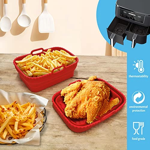 Air Fryer Silicone Liners - 2 Pack