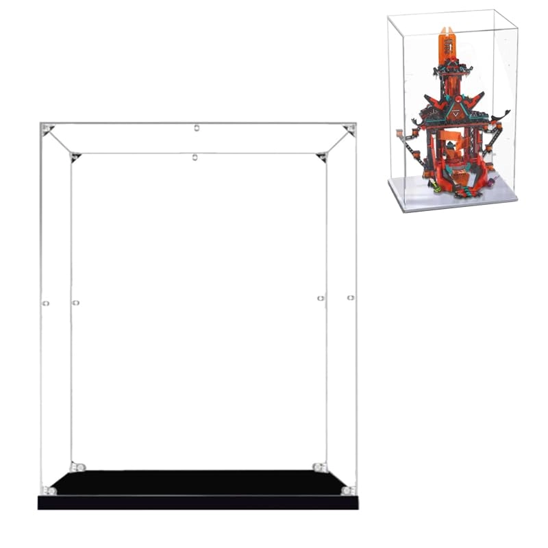 HCAEIOFJ Acrylic Display Case for LEGO 71712 - Acrylic Niniago Empire Temple of Madness