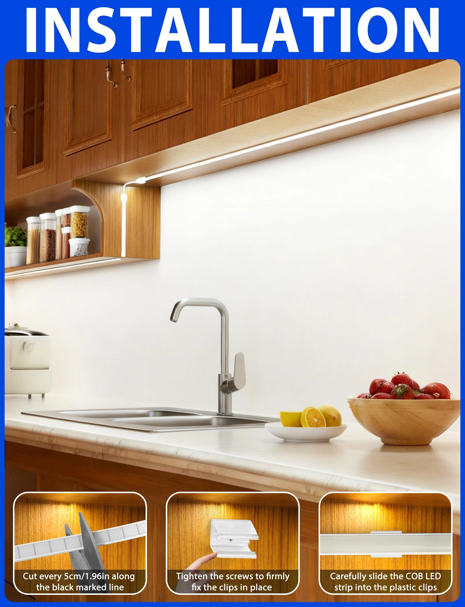 COB LED Strip Light - 10M