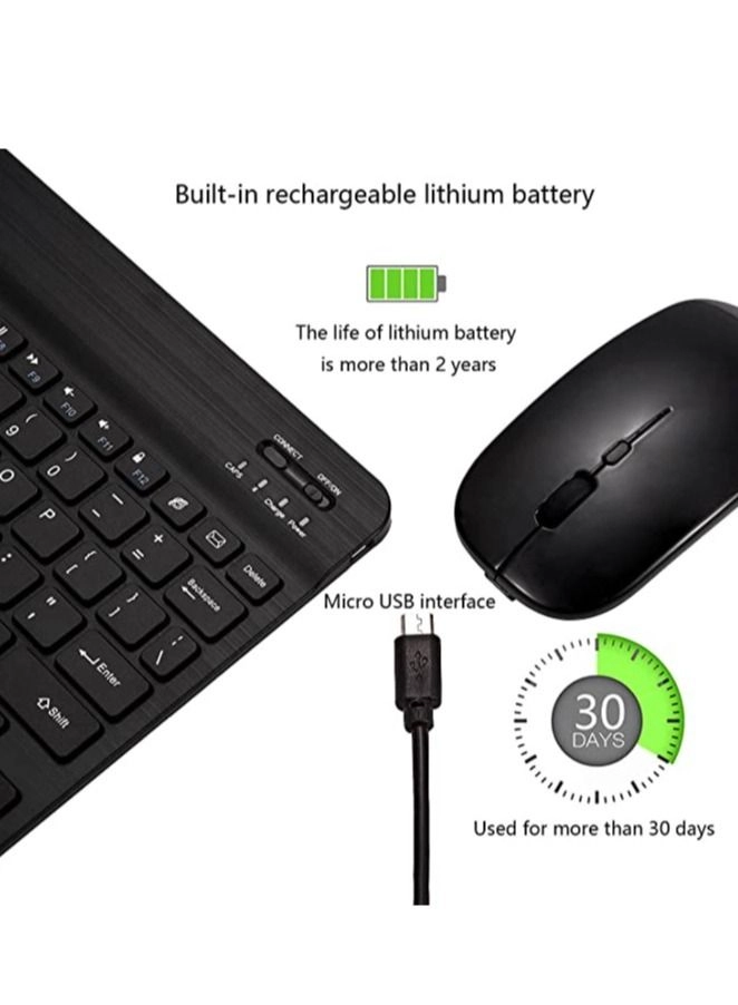 Bluetooth Keyboard and Mouse Combo - Arabic and English