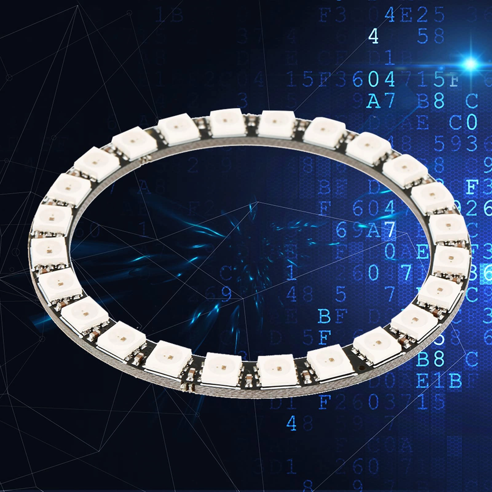 BSTiltion 24-Bit RGB LED Ring - 3.3in