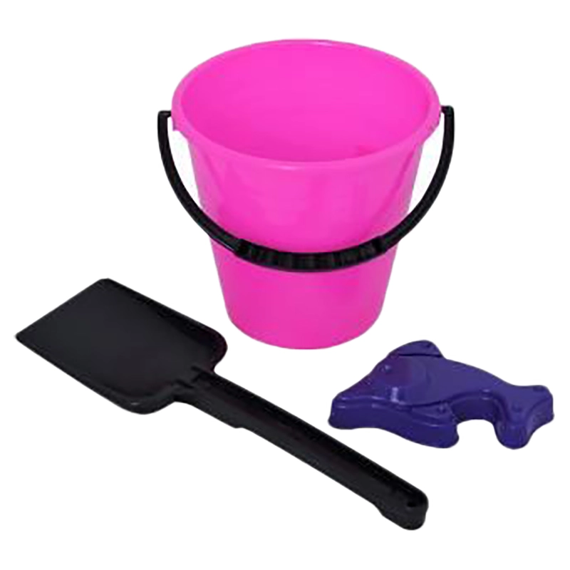 Plasto Bucket Set - Pink 3 parts
