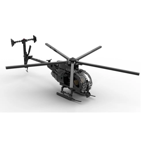 MH-6 Little Bird Helicopter - 608pcs