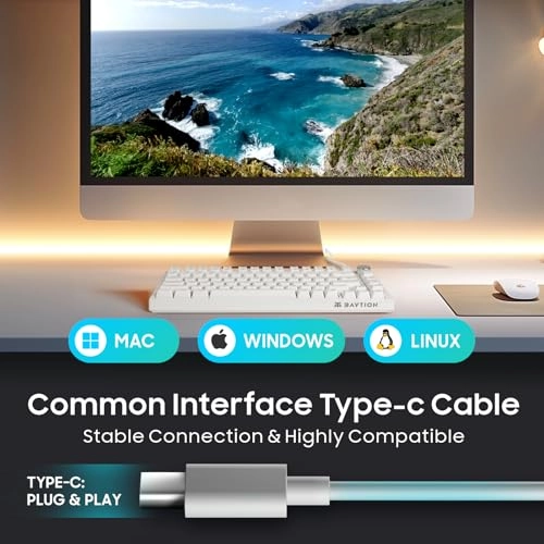 Mechanical Gaming Keyboard - 75% Compact Wired