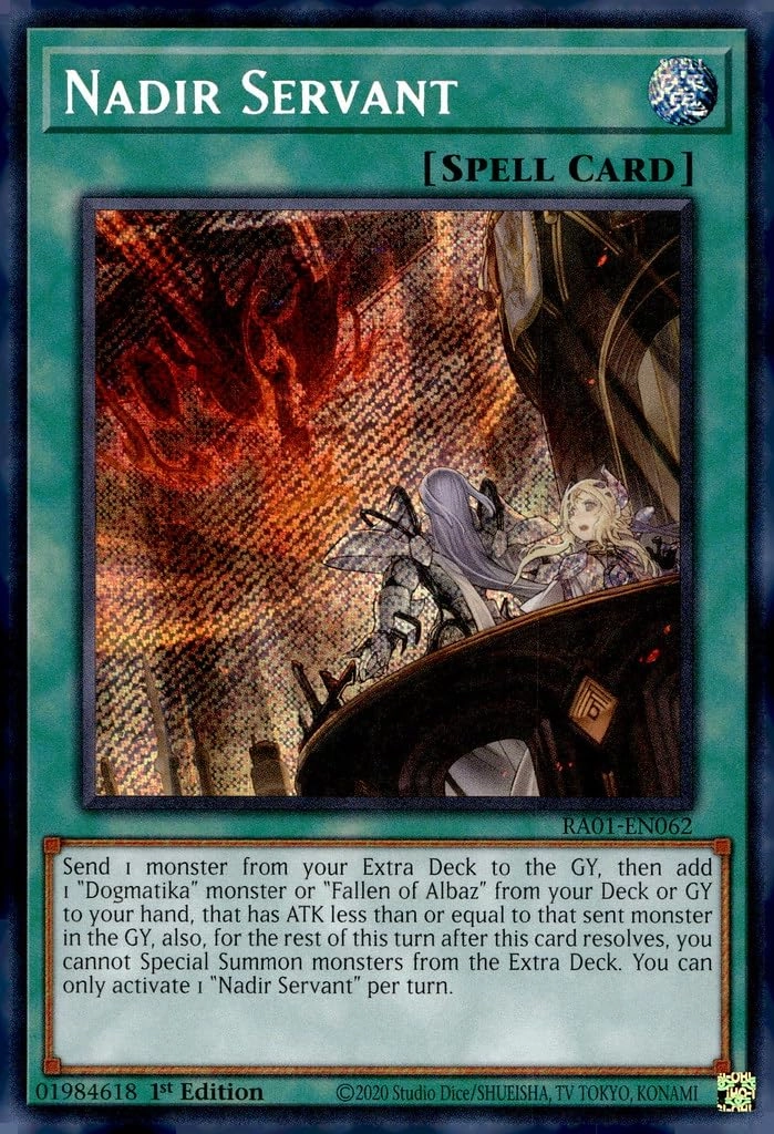 Yu-Gi-Oh! Nadir Servant RA01-EN062 - 1st Edition