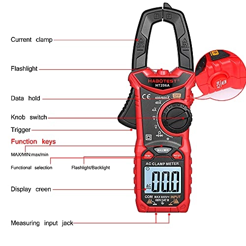 ST180 - 4000 Counts Clamp Meter