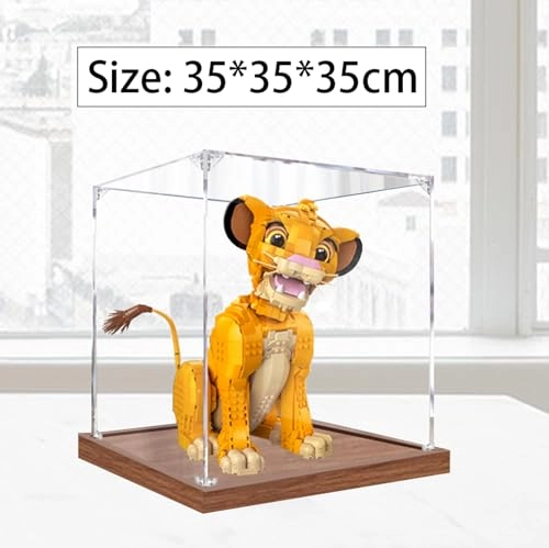 Clear Acrylic Display Case - 35 x 35 x 35 cm 2MM