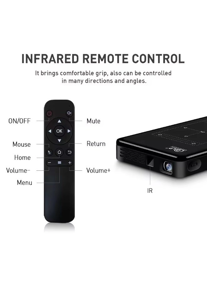 Mini Portable LED Wifi Projector 150 ANSI lumens 2K