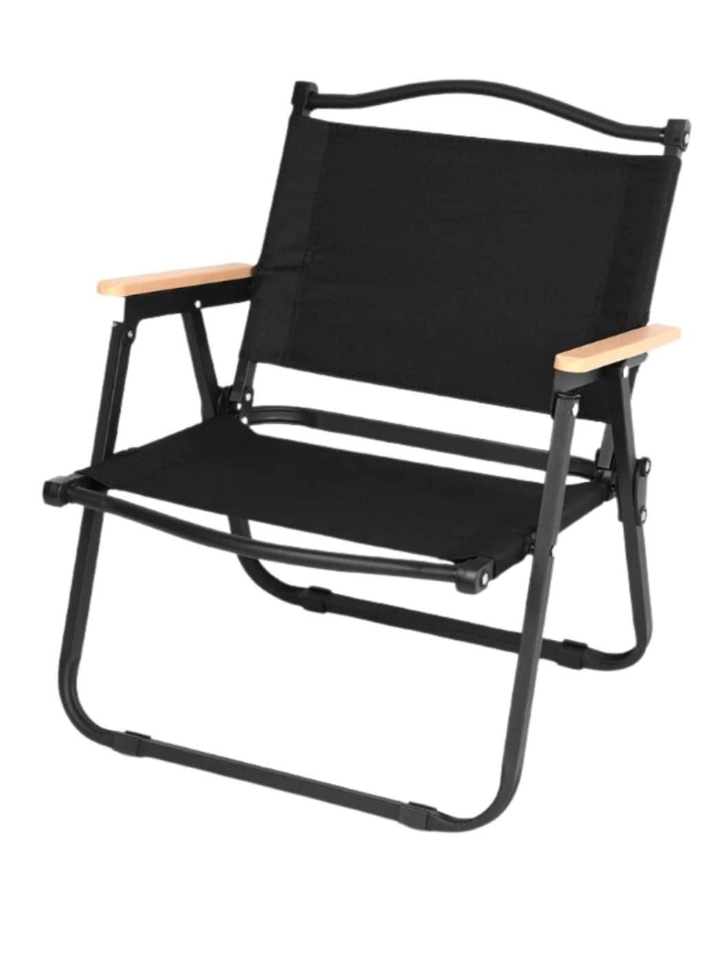 Folding Camping Chair - Black Lightweight
