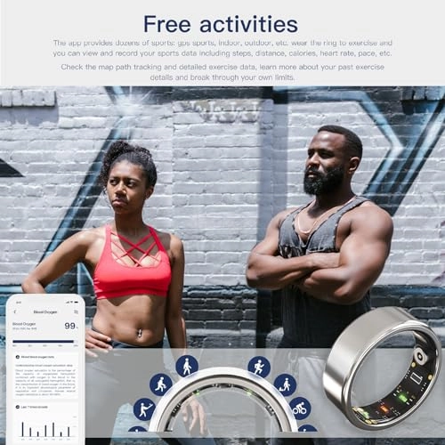 Smart Ring Health Tracker - #12-67.2mm/2.65"