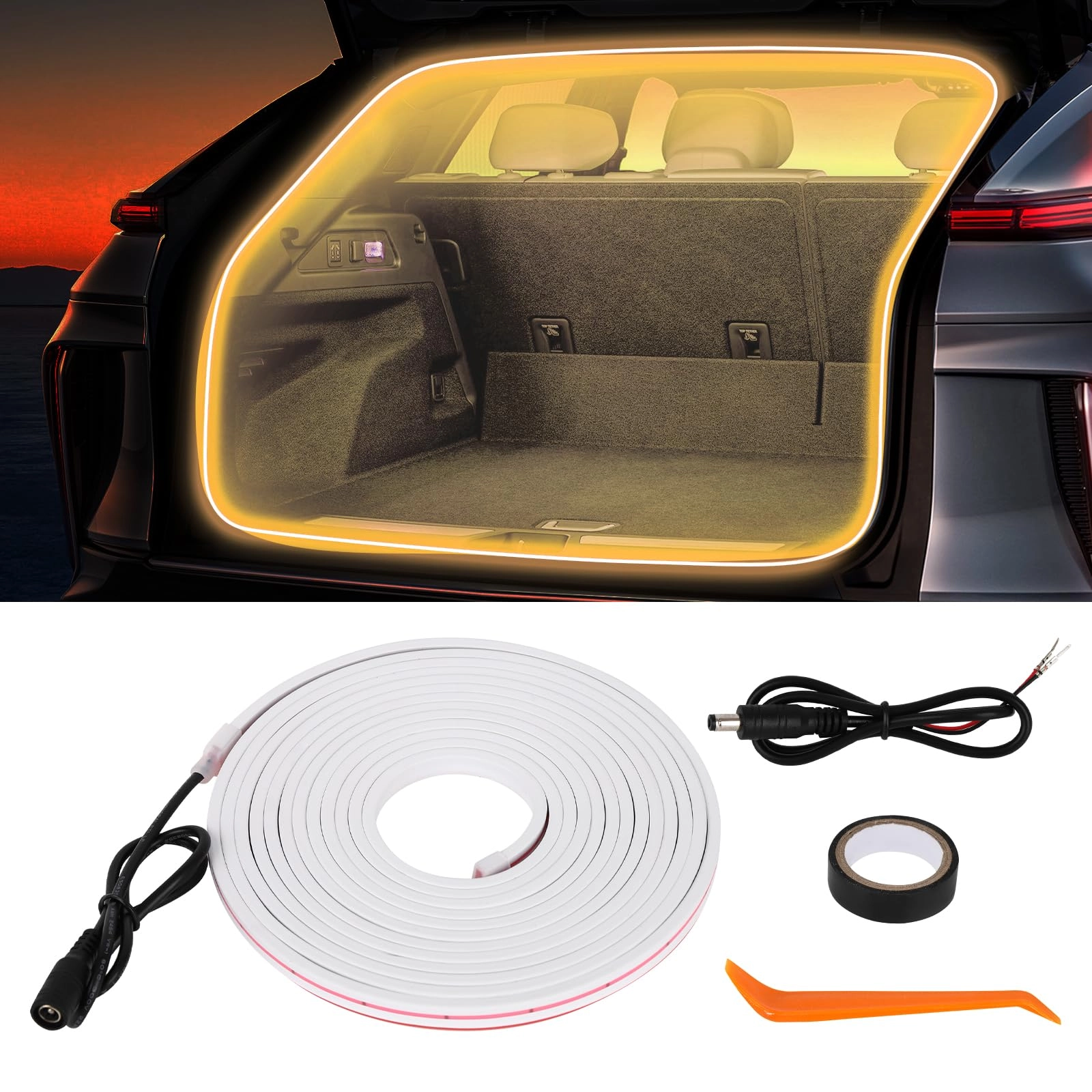 holdcy Car LED Strip Lights - 118.11 Inches