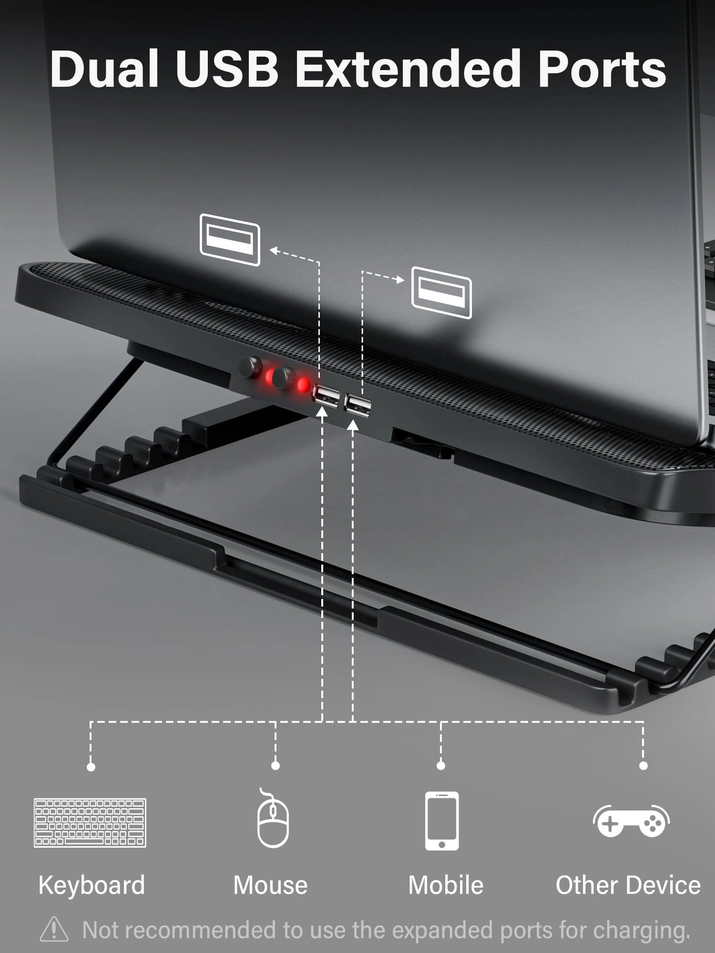 Laptop Cooling Pad - 5 12"-17"