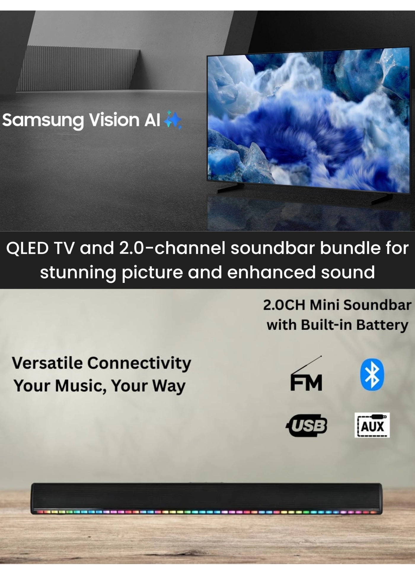 65Q8F - 65 in + SOUNDBAR
