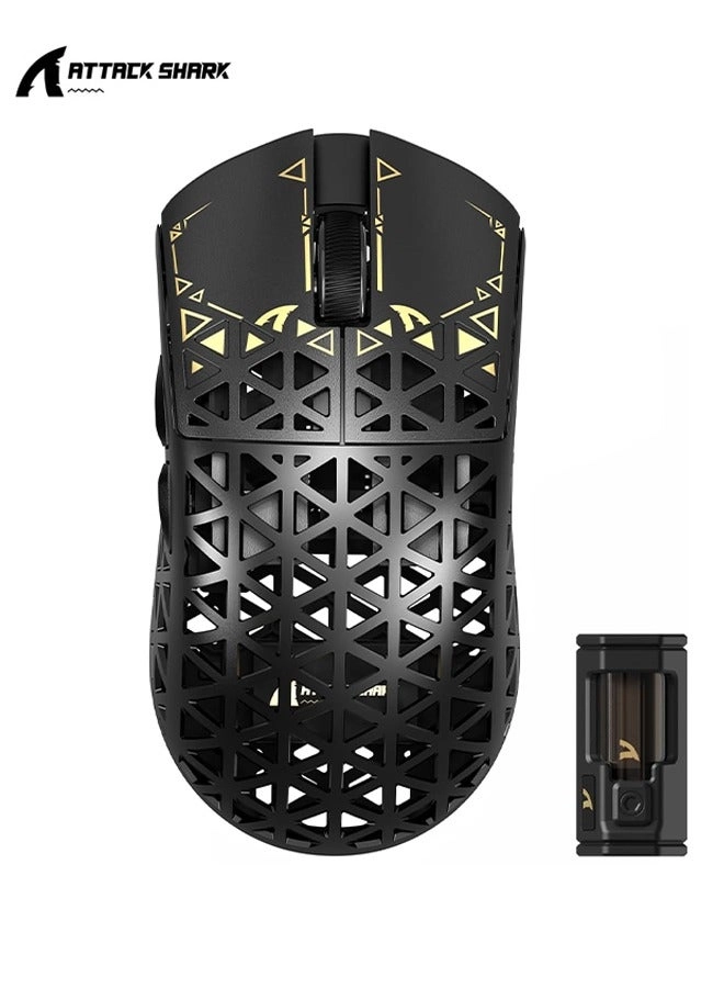 R5Ultra 8K Carbon Fiber Gaming Mouse - 2.4G Wireless Bluetooth USB