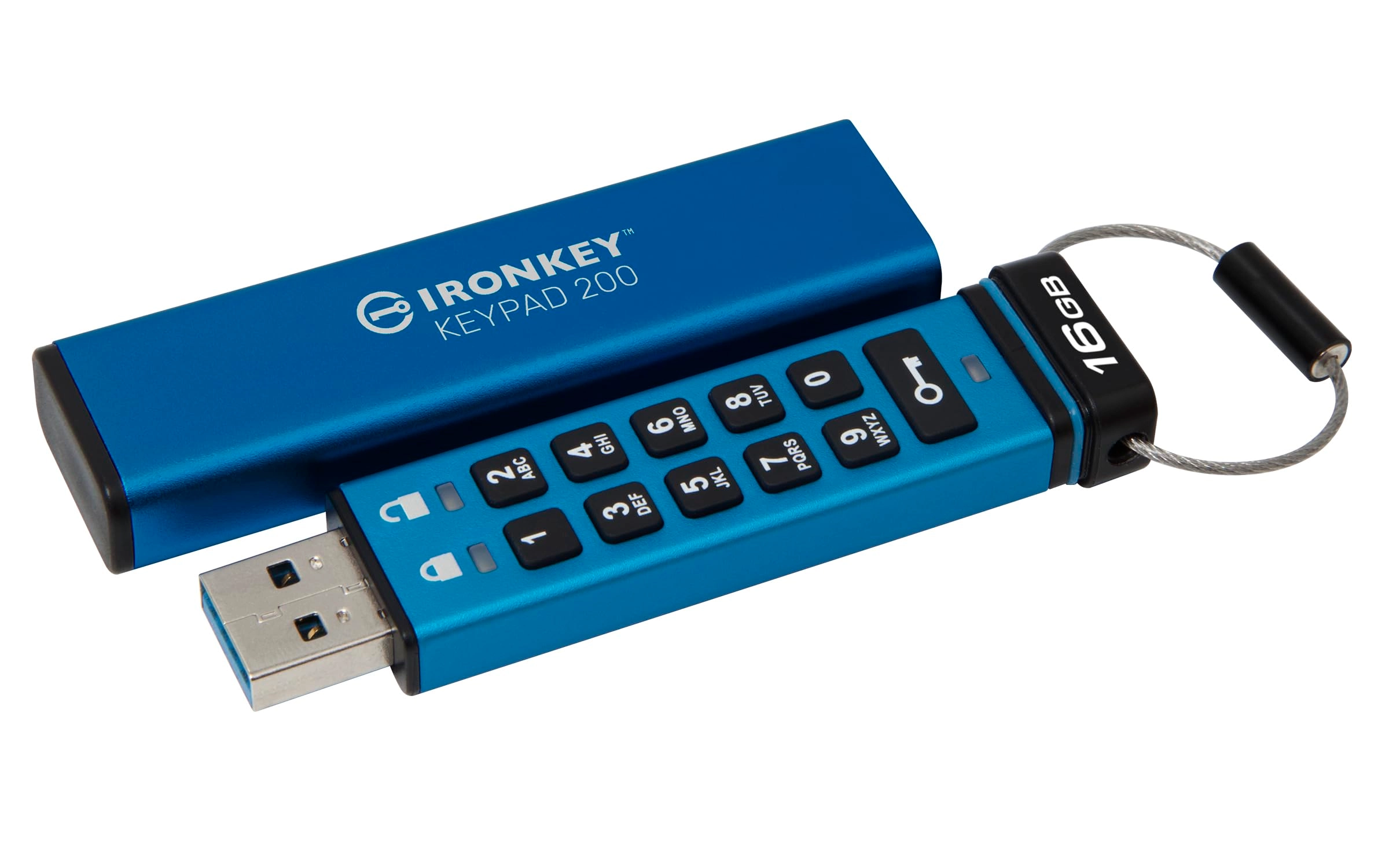 Kingston Technology IronKey Keypad 200 - USB 3.2 Gen 1 USB Type A 16GB