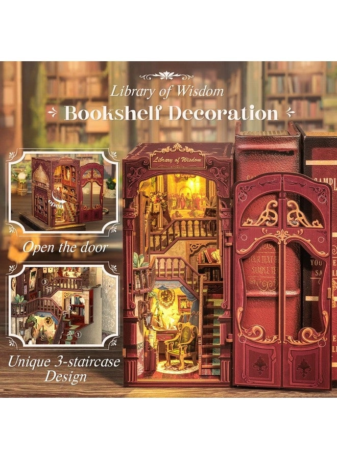 Book Nook Kit - DIY Miniature House 3D Wooden Puzzle