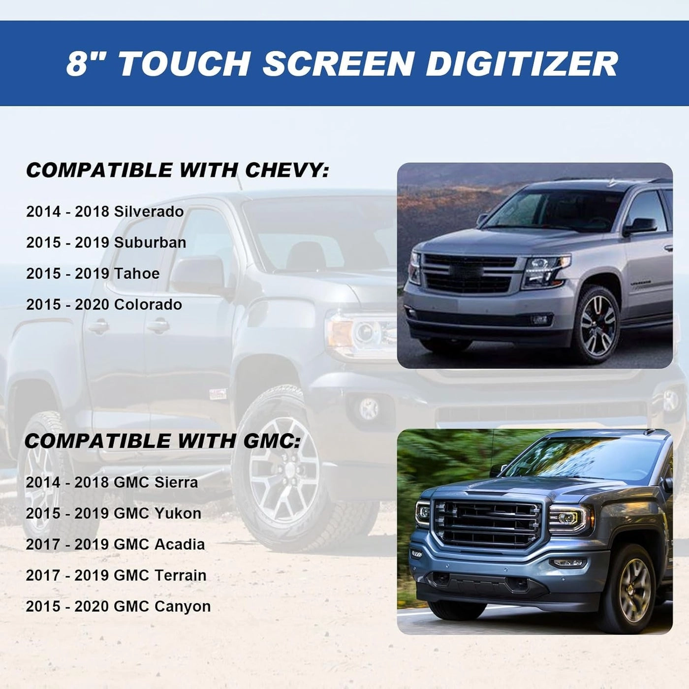 Touch Screen Digitizer LCD Monitor - 8"