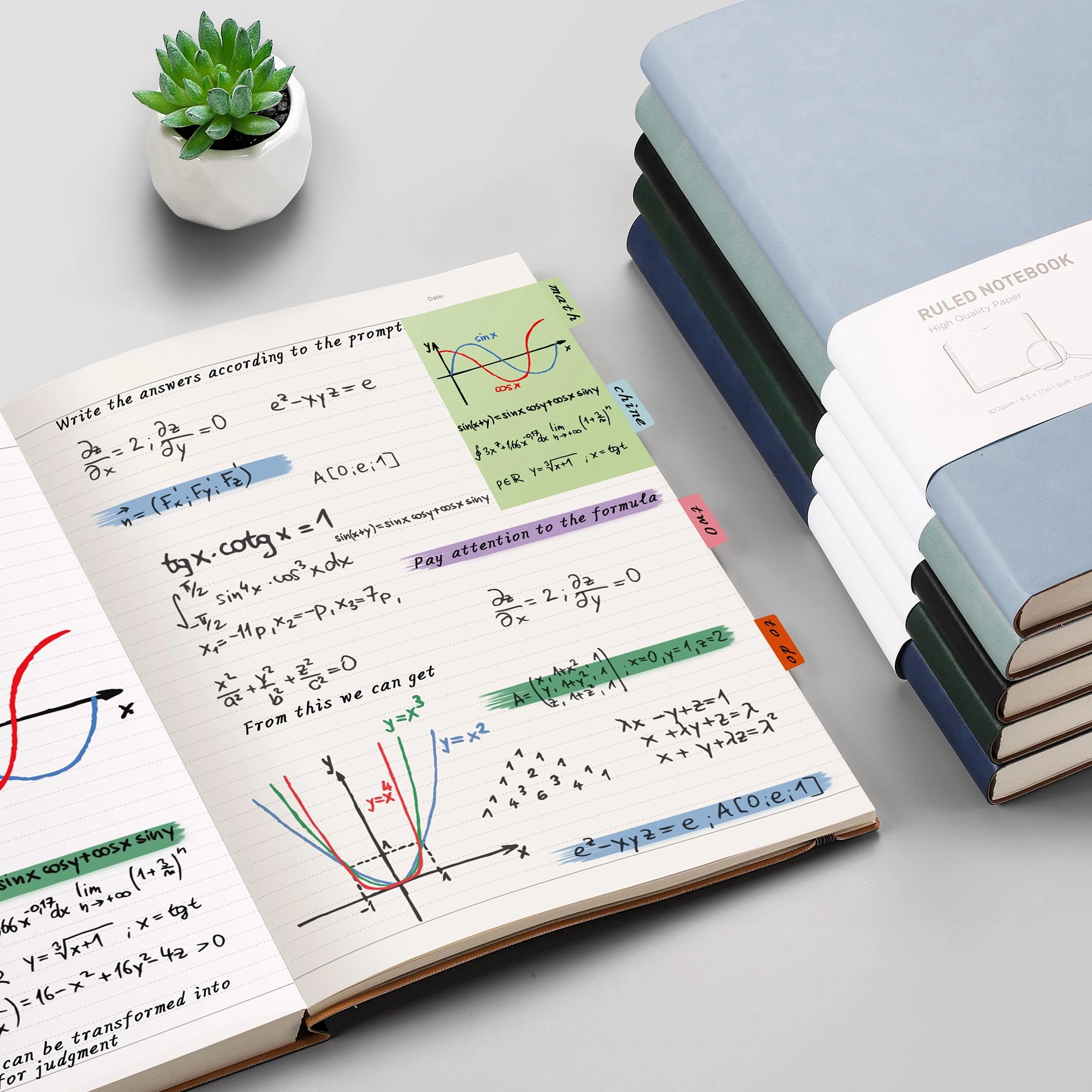 A4 Lined Notebook A4 Softcover - Lined 320 Pages